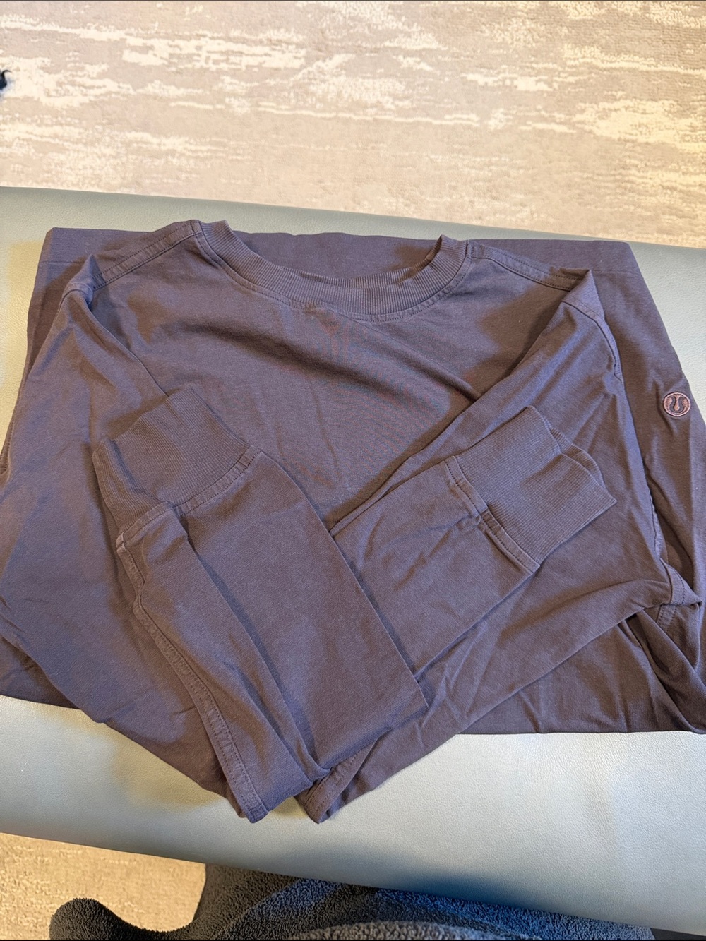 lululemon athletica Long Sleeve Crew in Plum